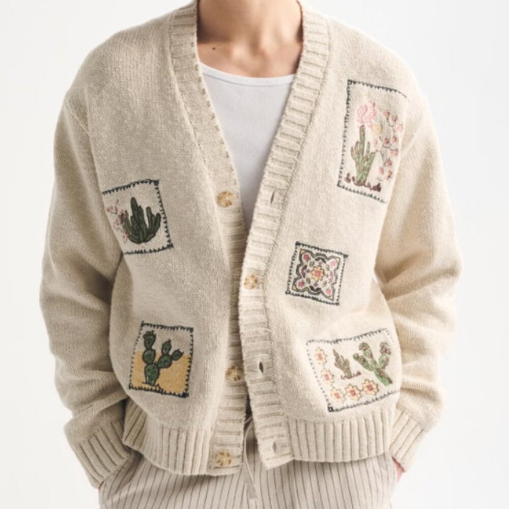 ISO! Abercrombie Western Cardigan Sweater Men's size M or L